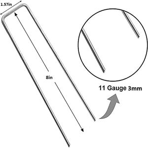 100 Pezzi Chiodi per Prato Essenziali per Prevenire lo Spostamento del Tappeto Erboso e Garantire un'Installazione Sicura - Product Image 2
