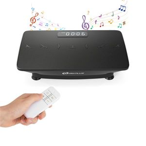 Black Full Body <b>Vibration</b> Plate Exercise Machine 10 Adjustable Speed Levels <b>Remote</b> <b>Control</b> Music Function 440LBS Weight Capacity - Product Image 5