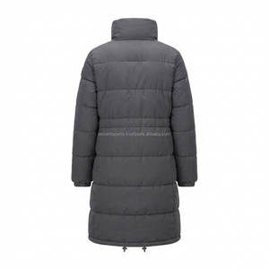 Chaqueta Larga Acolchada Premium para Mujer, con Cinturón, Aislante y Cálida, para Invierno, Casual, para Exteriores, Venta al Por Mayor de Fábrica OEM - Product Image 2