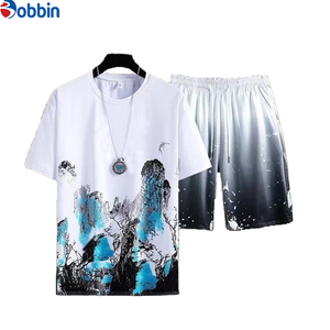 Conjunto Deportivo Cómodo Unisex, Conjunto Corto para Hombre, Nueva Colección de Verano, Personalizado, Conjunto Deportivo para Hombre de Talla Grande, Transpirable - Product Image 1