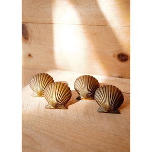 Lot de 6 anneaux de serviette vintage en laiton motif grenade, accessoires de table décoratifs pour fêtes, écologiques, en vente - Product Image 5
