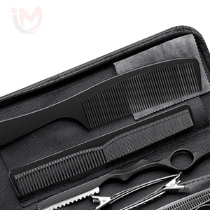 Ensemble de ciseaux de coiffure professionnels en acier inoxydable, outil de coiffure pour salon - Product Image 2