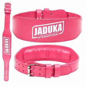 เข็มขัดยกน้ำหนักหนังแท้ Jaduka International ปี 2026 หนา 10 มม. ป้องกันการลื่นไถล ปรับระดับได้ หัวเข็มขัดแบบปรับได้ สีแดง สำหรับทุกเพศ ระดับมืออาชีพ - Product Image 6