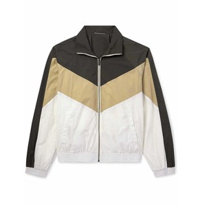 Best Selling Plus Size Nylon Windbreaker Jacket Wholesale Color <b>Block</b> Anorak For Gym Fitness Summer Zipper Closure - Product Image 4