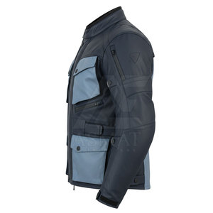 Chaquetas de Motocicleta para Hombre a Precio de Mayoreo, Diseño Personalizado, Chaqueta de Cuero para Motociclismo en Venta - Product Image 2