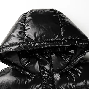OEM Custom Logo Printed <b>Jackets</b> Womens Bubble Winter <b>Jackets</b> <b>Cropped</b> Shiny <b>Puffer</b> Coat Women <b>Jackets</b> Women - Product Image 4