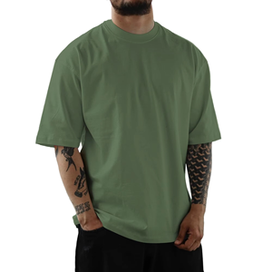 High Quality Men Oversized T Shirts Loose Fit Casual Cotton Streetwear Relaxed Style Breathable Fabric Comfortable Modern Look - Product Image 3