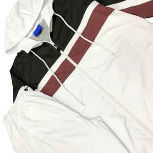 Conjunto Deportivo Personalizado de Dos Piezas para Hombre, Chaqueta Corta Cortavientos, 100% Algodón, Ropa Deportiva para Correr - Product Image 5