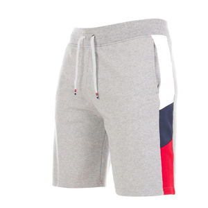 Men Plain 100% Cotton Fleece Sweat Shorts New Fashion Athletic Custom Man Casual Fleece Short with Side <b>Strips</b> Men Sweat Short - Product Image 1