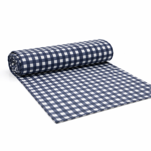 Tela de Popelina de Algodón Peinado, Ligera, Transpirable, Ecológica, Orgánica, Estampada en Color Negro, para Prendas de Niñas - Product Image 1