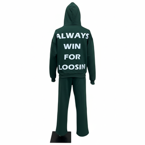 Chándal de Forro Polar para Hombre, Tallas Grandes, Estilo Urbano, Invierno, con Logotipo Personalizado, Diseño Único, Cintura Elástica - Product Image 6