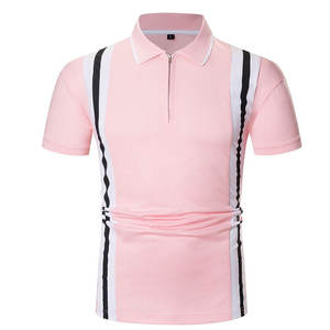 Chemise Homme en Jersey 100% Coton de Haute Qualité, Tricotée Unie, Broderie, Séchage Rapide, Manches Courtes, Boutons, Logo Personnalisé sur le Devant, 200g - Product Image 1