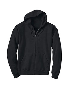 Sudadera con Capucha de Felpa con Cierre y Logotipo Personalizado de Alta Calidad, 100% Algodón, con Impresión Digital para Hombre, Estilo Hip Hop - Product Image 1