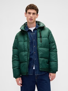 Veste matelassée pour homme, résistante, protection contre le froid extrême en hiver, isolée thermiquement, à capuche, pour le travail en extérieur, durable, chaude - Product Image 6
