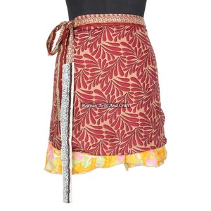 Jaipur Online Reversible Magic <b>Wrap</b> Mini Skirt Women's Boho Print Casual <b>Beach</b> Mini Skirt <b>Wrap</b> Casual Summer Beachwear - Product Image 2