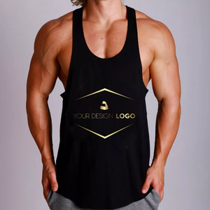 Camisetas sin Mangas para Hombre, Diseño Sólido, Venta al Por Mayor, Ropa Deportiva Elegante, Camisetas sin Mangas Modernas, 100% Algodón, Personalizadas - Product Image 2