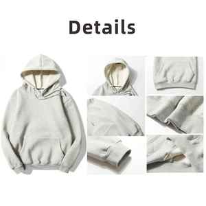 Pull-over à capuche de haute qualité, sweat-shirt tendance et pas cher, joggers surdimensionnés, sweat-shirt personnalisé - Product Image 3