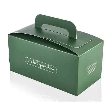 Custom Printed Gable Boxes Paper Lunch Packaging with Unique Designs