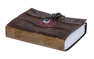 Diario de Cuero Clásico Vintage Hocus Pocus, Libro de Hechizos del Ojo Turco, Decoración Artesanal Religiosa de Halloween para Brujería, Aleación - Product Image 4