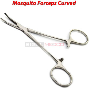 Mosquito Forceps Curved 4.92 Inch Stainless Steel German High Quality Reusable Surgical Dental Medic Instruments - Product Image 4