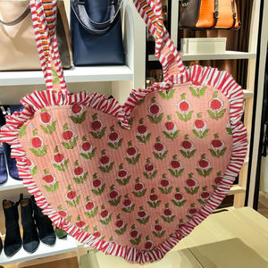 Sacs à main mignons et tendance, organisateurs, avec fermeture éclair, en coton à volants, sacs de plage pour femmes, couleur unie, été - Product Image 1