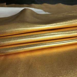 Cuir de mouton véritable doré de qualité supérieure, fabriqué sur mesure par RIMZA INDUSTRIES - Product Image 3