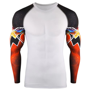 Rashguard de BJJ Personalizado de Alto Rendimiento para Entrenamiento y Competición, Spandex/Poliéster Antibacteriano, Servicio OEM - Product Image 2