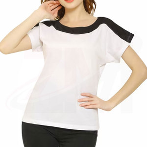 Camiseta de Moda para Mujer Hecha en Pakistán con el Mejor Material, Camiseta para Mujer en Venta en Línea, Camiseta para Mujer a Precio de Mayoreo - Product Image 2
