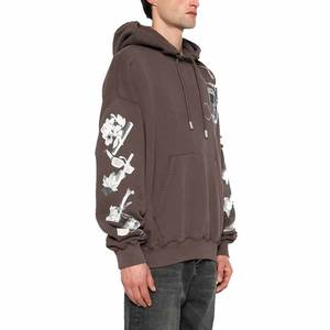 New Style Winter Heavyweight Custom Design Lightweight High Quality Streetwear Men's Hoodies with Printed - Product Image 2