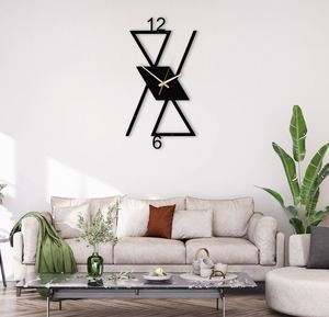 Les horloges murales en métal conservent leur élégance après des années d'utilisation, leur corps solide contribue à maintenir une précision horaire constante. - Product Image 3