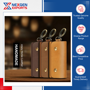 Llavero Colgante de Cuero PU Hecho a Mano, Multifuncional, Estilo Vintage, Calidad Estándar de Fabricante Indio, para Compradores al por Mayor - Product Image 6