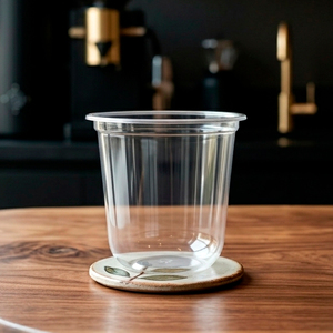 Iced Coffee <b>Cup</b> With Lid PP Plastic <b>Cup</b> For <b>Cold</b> Drinks 16 22oz Disposable <b>Cup</b> - Product Image 1