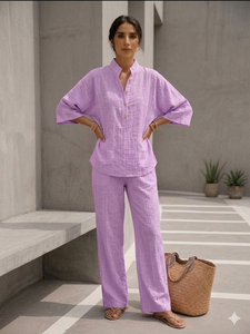 Conjunto coordinado lila para mujer - Product Image 3