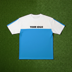T-shirt respirant en molleton uni à col rond et manches courtes pour homme |   Panneaux personnalisés de haute qualité pour garçons adultes, logo personnalisé, style streetwear - Product Image 3