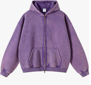 Sweat-shirt à capuche oversize pour homme et femme, fermeture éclair, style Y2K, poches, streetwear décontracté, vêtements d'extérieur, 100% coton, polaire, imperméable - Product Image 5