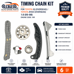 Kit Catena di Distribuzione per IQ Aygo Yaris Vitz Passo Peugeot 107 <span class=keywords><strong>Citroen</strong></span> C1 1.0L 1KR 12V DOHC L3 2005-2008 OE 13506-0Q020 - Product Image 1