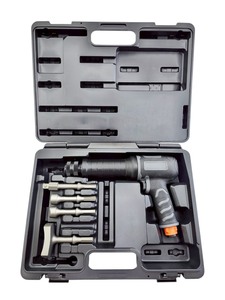 เครื่องขัดสนิมแบบลม 2-in-1 พร้อมหัวเข็มลดแรงสั่นสะเทือนและหัวลมขนาด 150 มม. 4000 BPM รุ่น HM-20815RN - Product Image 4