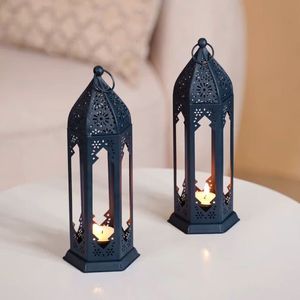 Kraft World Manufacturer Direct Ramadhan Decor Modern Gold Glass <b>Lantern</b> Ramazan Gift Eco-Friendly Handmade <b>Candle</b> <b>Holder</b> - Product Image 2