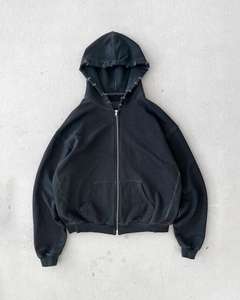 Sudadera con Capucha Personalizada Nesta Sports Designer para Hombre, 420GSM, Algodón French Terry, Cierre de Cremallera, Camuflaje, Lavado Ácido, Estilo Desgastado - Product Image 2