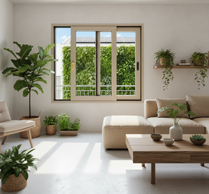 Soundproof <b>Horizontal</b> Sliding <b>Windows</b> Toan Cau Residential House Modern Villa Aluminum <b>Window</b> Aluminum Alloy Folding Screen - Product Image 2