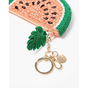 Multi-Stranded <b>Leather</b> <b>Keychain</b> Handcrafted Ethnic Style Beaded Keyring Indian Artisan Embroidery Handmade Souvenir - Product Image 4