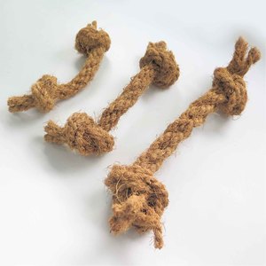 Juguete masticable de cuerda de fibra de coco al por mayor, juguetes para la dentición de perros y gatos, cuerdas para masticar, precio económico, artículos para mascotas - Product Image 1