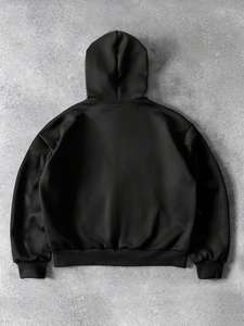 Sudadera con Capucha para Hombre con Estampado Gráfico de Boxeo DTG, Corte Holgado, Felpa Francesa Gruesa, Estilo Casual, con Logotipo Personalizado, Ropa Urbana - Product Image 2