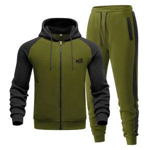 ชุดวอร์มเข้ารูปสำหรับผู้ชายดีไซน์ใหม่ชุดวอร์มสไตล์อินเทรนด์ - Product Image 1