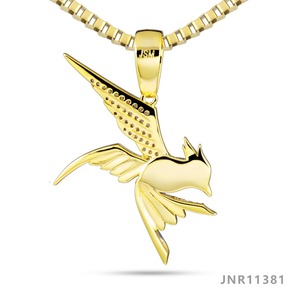 Pendentif Aigle en Argent 925 Personnalisé Style Urbain avec Diamants Moissanite, Vente en Gros - Product Image 2