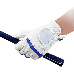 Gants de golf professionnels blancs pour adultes, respirants, en cuir véritable Cabretta, ajustement exceptionnel, accessoires sportifs - Product Image 2