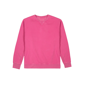 OEM Service Pink Color Men's Premium Quality Crew <b>Neck</b> Sweatshirt Customized Solid Heavyweight Winter Sweatshirt For Men - Product Image 1