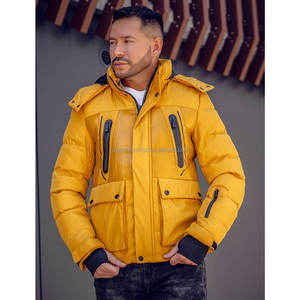 <b>Lightweight</b> Puffer <b>Jacket</b> for <b>Men</b> Women Warm Winter Coat Outdoor Sportswear Windproof Zip Stand Collar Street Fashion Bubble - Product Image 1