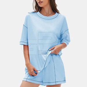 Ensemble short d'été confortable pour femme 2026 – Tenue d'été deux pièces avec haut élégant et short facile à porter - Product Image 3