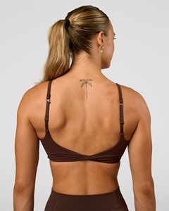 Top Deportivo de Yoga para Mujer, Color Sólido, Sin Costuras, Cuello Redondo, Tirantes Finos, Soporte Medio - Product Image 4